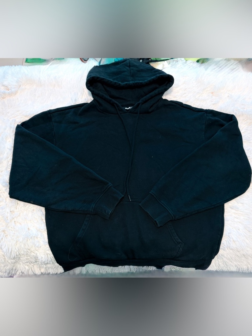 Men's Black Hoodie Sweatshirt - Classic Pullover